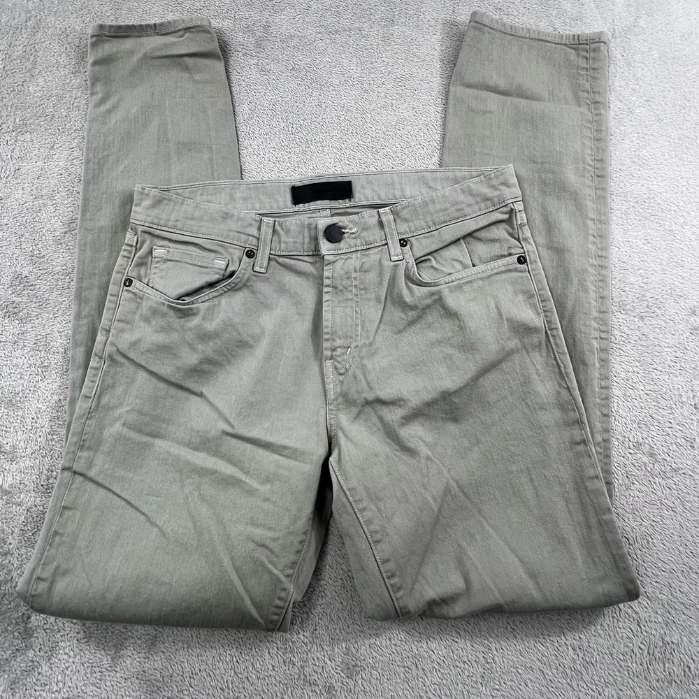 J Brand Tyler 33  Light Sage Green Men's Denim Jeans